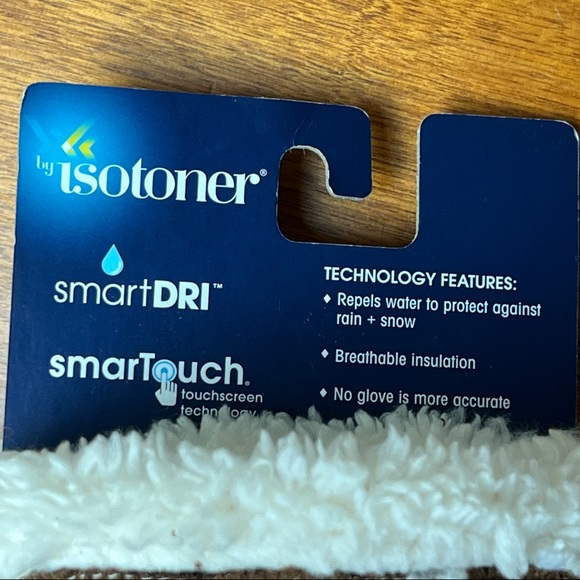 Isotoner Mittens Brown M/L - Picture 4 of 4